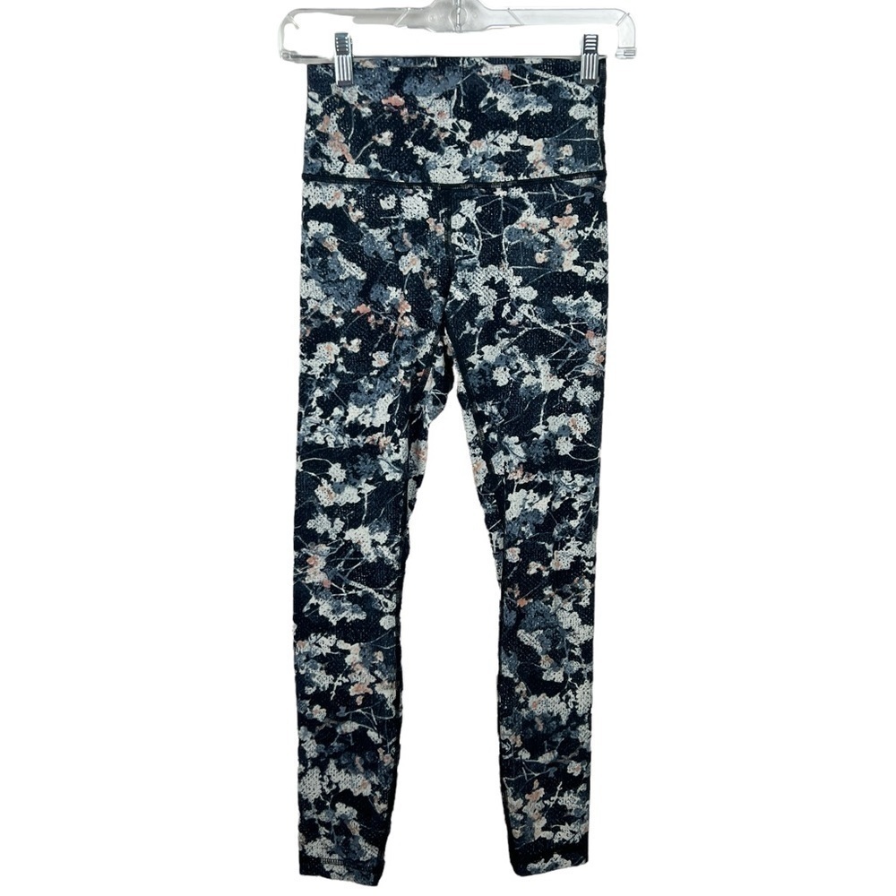 Lululemon Wunder Under Hi Rise Tight 28” Spring Bloom Multi